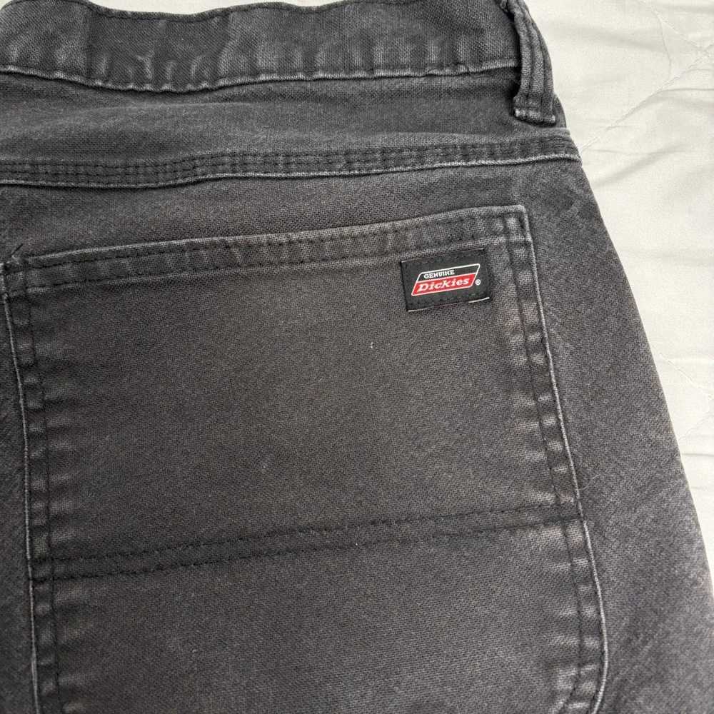 Dickies Men's‎ Carpenter Work Pants 40x32 Black Cotton Stretch Hammer Loop
